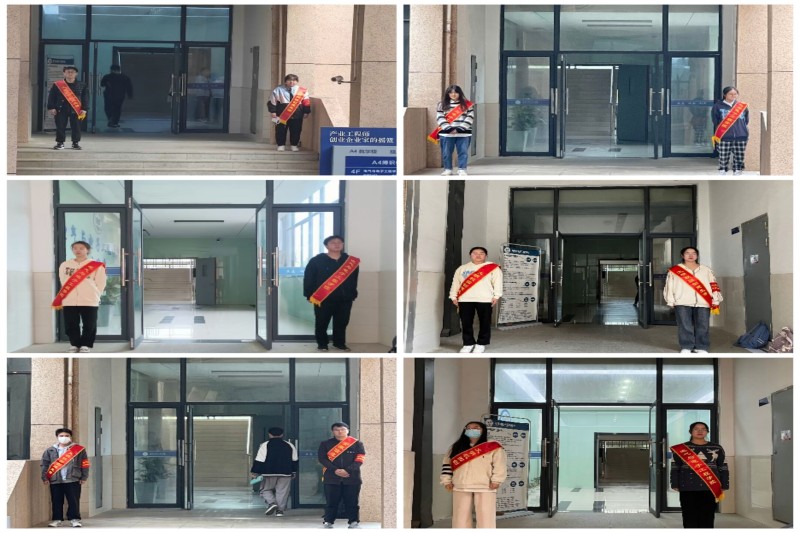 图为学院志愿者检查早课情况.jpg